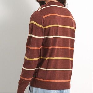 NTW RVCA Recycled Alex Striped Crew Neck Sweater